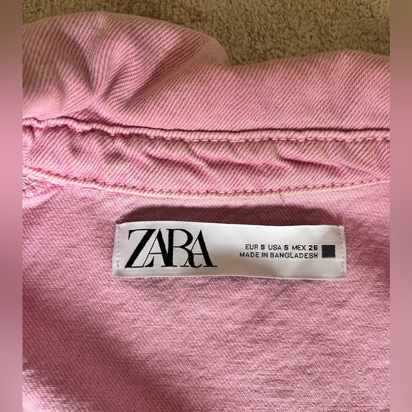 Pink Zara denim jacket - small - Picture 4 of 4